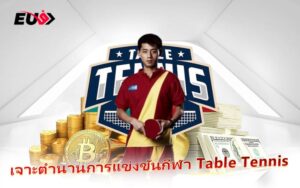 แทง Table Tennis สนุกทุกเซต ลุ้นกำไรทุกแต้มที่ EU9